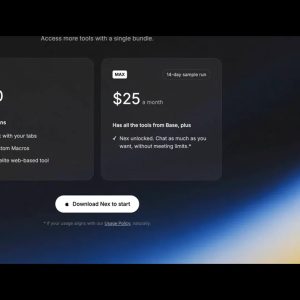 Nex Max Upgrade