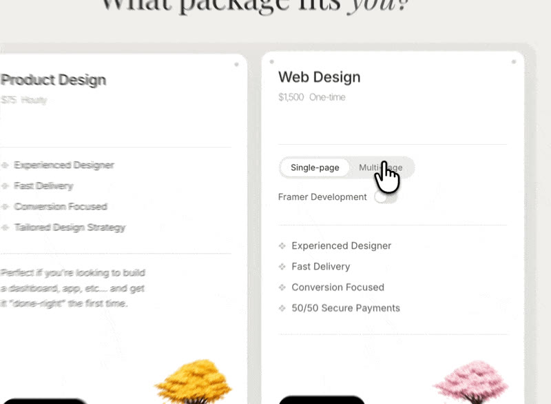 What Package Fits You