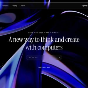 پیش‌نمایش بخش آمادهٔ سایت «No-Code Waitlist»