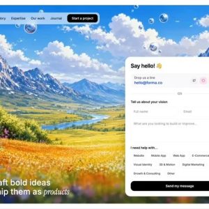 پیش‌نمایش بخش آمادهٔ سایت «Build With Us»