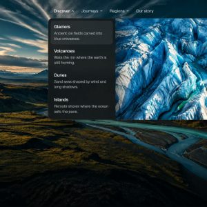 پیش‌نمایش بخش آمادهٔ سایت «Atlas Nav»