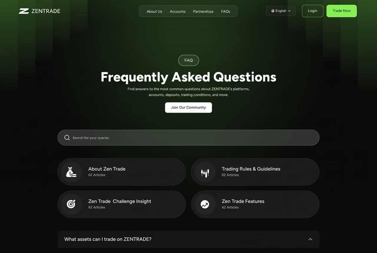 ZENTRADE FAQ