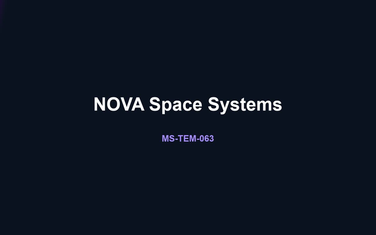 NOVA Space Systems