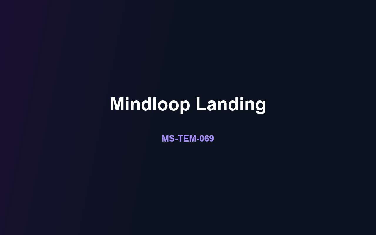Mindloop Landing