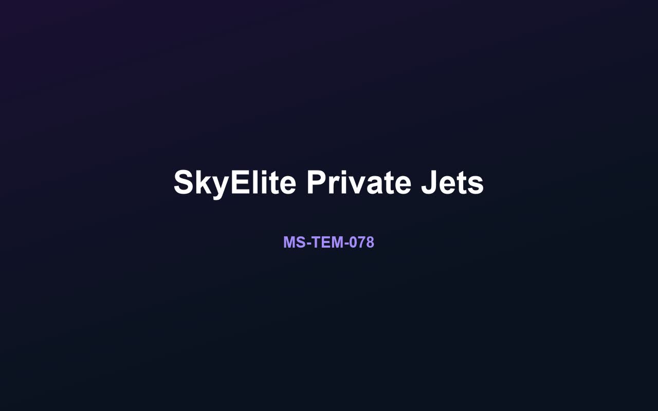 SkyElite Private Jets