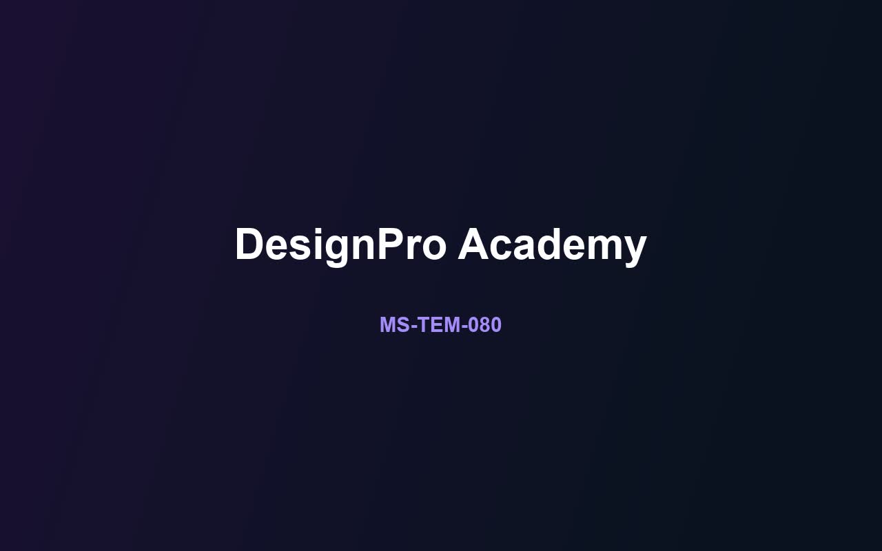 DesignPro Academy
