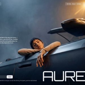 پیش‌نمایش قالب سایت آماده «Automotive AI»