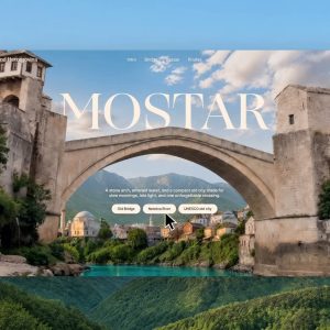 پیشنمایش قالب سایت آماده «Mostar Guide»