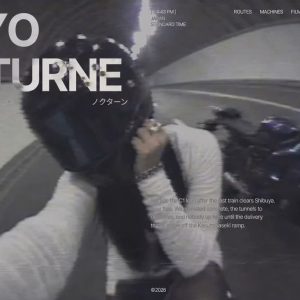 پیش‌نمایش قالب سایت آماده «Tokyo Nocturne»
