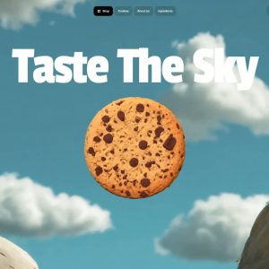 پیش‌نمایش قالب سایت آماده «Sky Cookie»