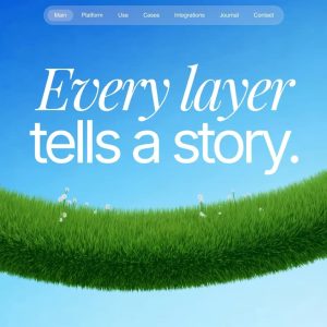 پیش‌نمایش قالب سایت آماده «3D Bloom Layer»