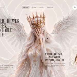 پیش‌نمایش قالب سایت آماده «Angel Shield»