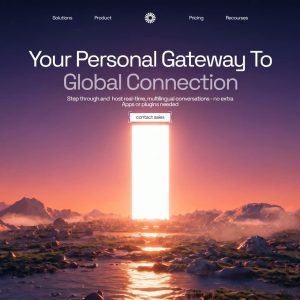 پیش‌نمایش قالب سایت آماده «Global gateway»