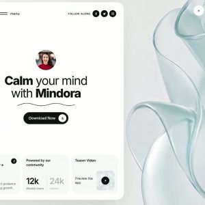 پیشنمایش قالب سایت آماده «Mindora»