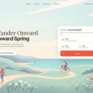 پیشنمایش قالب سایت آماده «Way Farer»