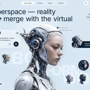 پیش‌نمایش قالب سایت آماده «Nival Cyberspace»