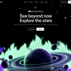 پیش‌نمایش قالب سایت آماده «Nebula Hero»