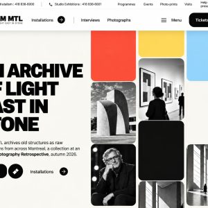 پیش‌نمایش قالب سایت آماده «Atrium MTL»