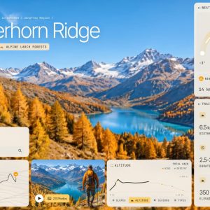 پیشنمایش قالب سایت آماده «Lauberhorn Ridge»