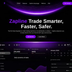 پیش‌نمایش قالب سایت آماده «Zapline»