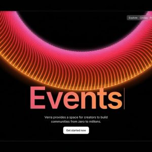 پیش‌نمایش قالب سایت آماده «Verra Events Hero»