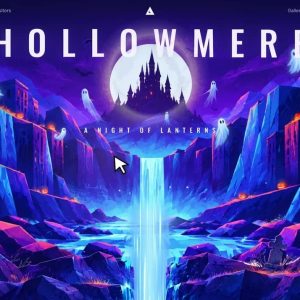 پیش‌نمایش قالب سایت آماده «Hollowmere Halloween Descent»
