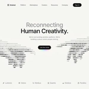 پیش‌نمایش قالب سایت آماده «Kindred Dot Hands Hero»